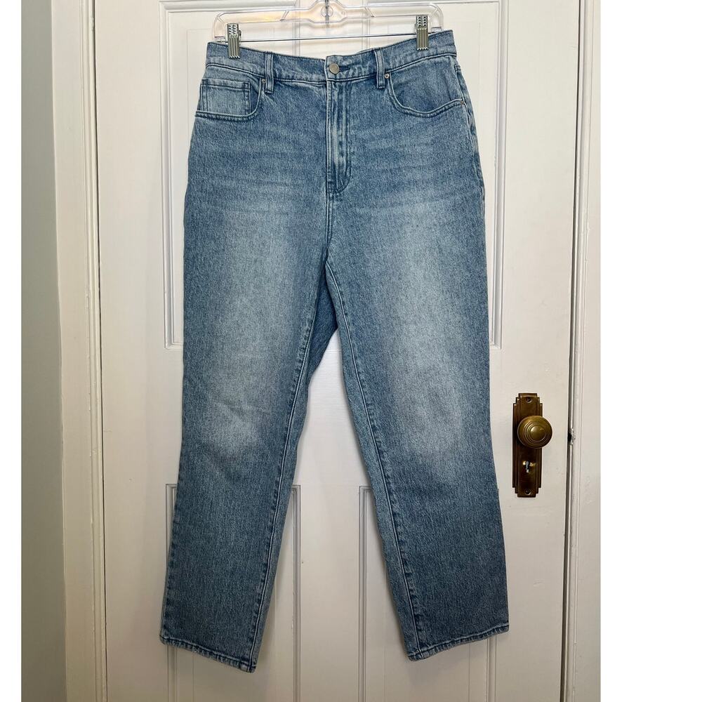 PacSun Stretch Icon Straight Leg Jeans Medium Wash Crop Denim Women's 29 Casual